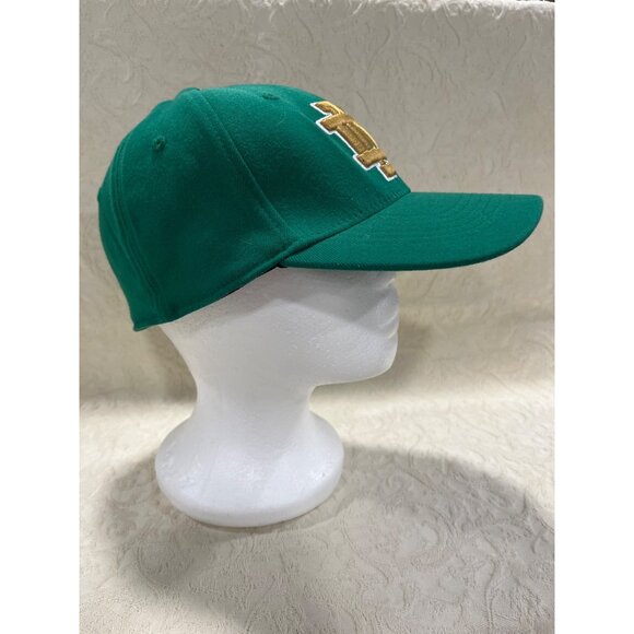 Notre Dame Fighting Irish Green One-Fit Hat By Top Of The World - Picture 2 of 12